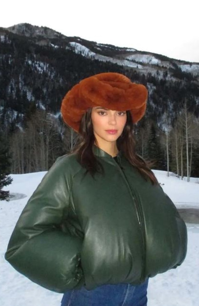 Kendall Jenner Sports A Pair Of Wild Cowboy Boots In Aspen