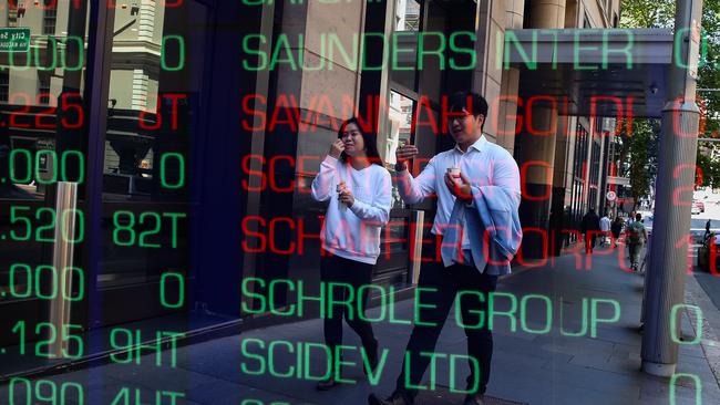 SYDNEY, AUSTRALIA: Newswire Photos- NOVEMBER 07 2023: A general view of the digital boards at the ASX in Sydney as the Reserve Bank meets today to discuss another rate rise. Photo by: NCA Newswire /Gaye Gerard