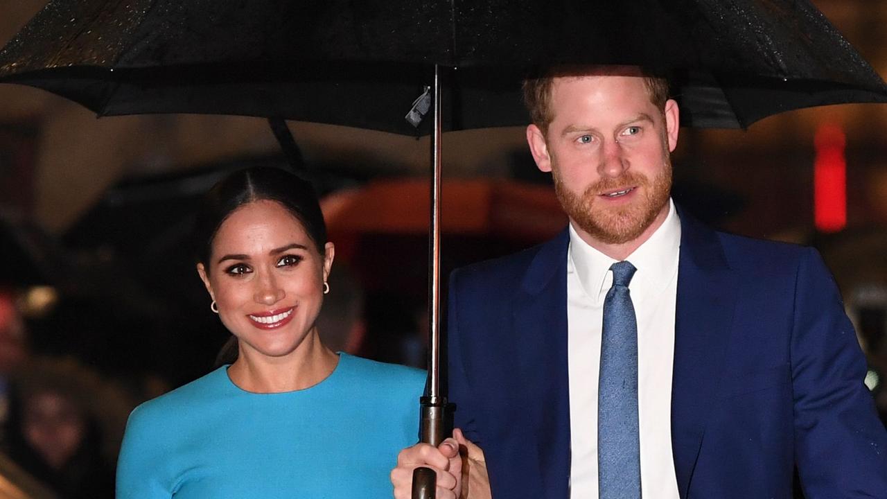 Meghan and Harry on one of their final royal engagements. Picture: Daniel Leal-Olivas/AFP