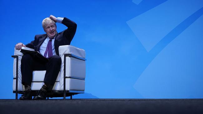 Conservative leadership candidate Boris Johnson attends the first hustings on June 22 in Birmingham. Picture: Getty Images