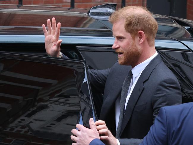 Prince Harry has been back in London for the hearing. Picture: Getty Images