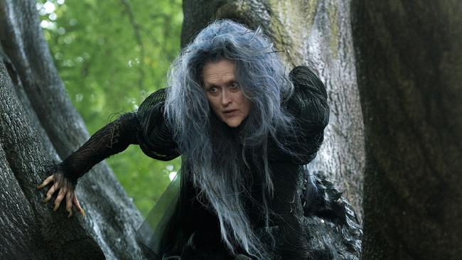 Streep learning curve ... Meryl as a witch in Into the Woods.