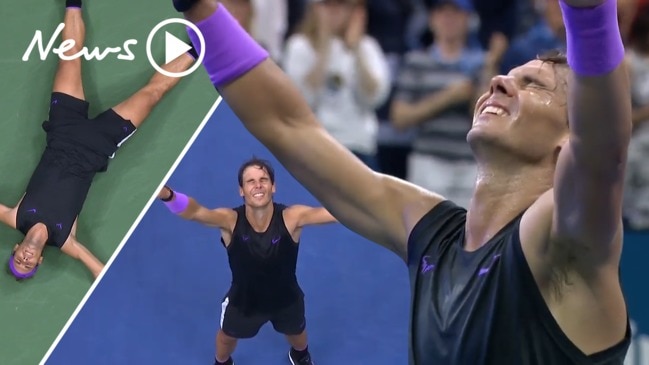 US Open: Rafael Nadal in tears as he claims 19th Grand Slam championship