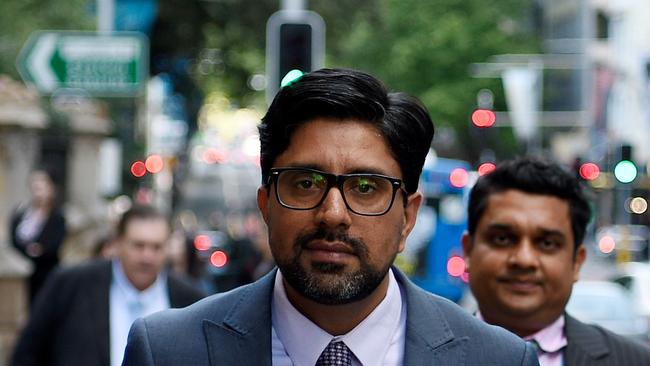 Kulwinder Singh leaving the Supreme Court in Sydney in 2019.