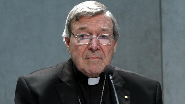 Newly released pages of the Royal Commission’s findings show Cardinal George Pell knew about child abuse within the Catholic Church. Picture: Marco Ravagli/Barcroft Media via Getty