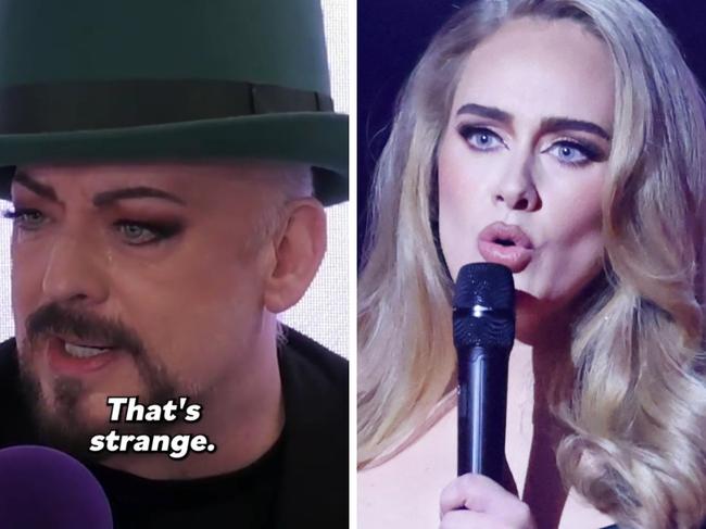 George has beef with Adele.
