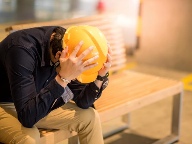 Sad builder generic. Photo: iStock