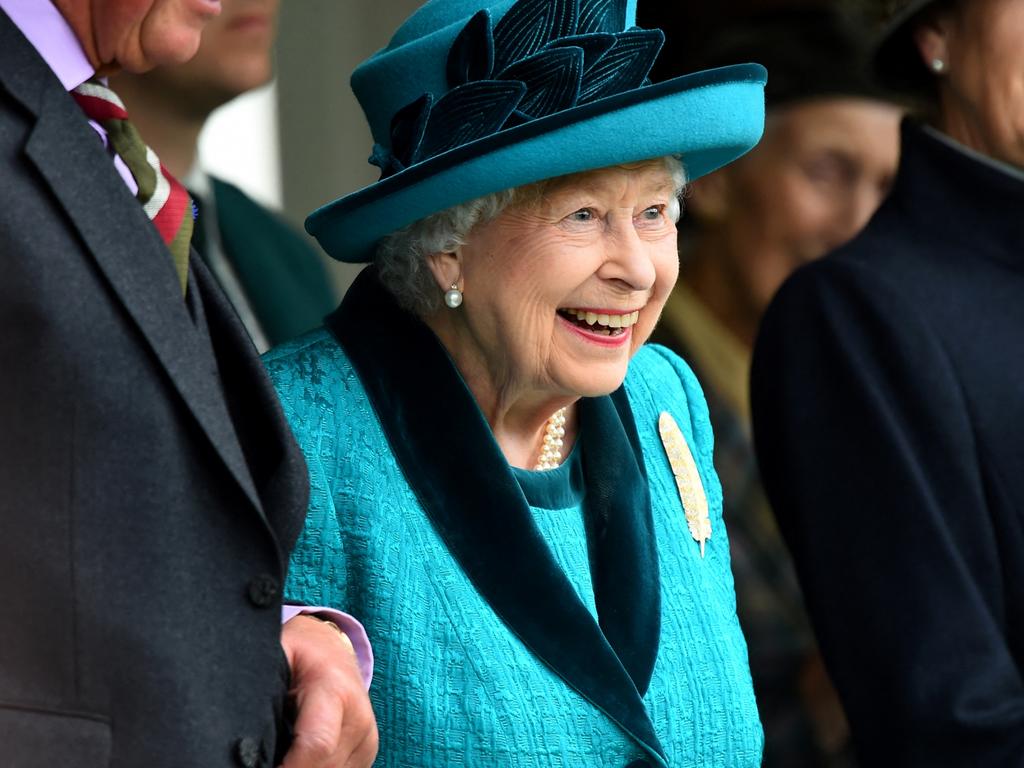 A smiling Queen Elizabeth during the annual Braemar Gathering in Braemar, central Scotland, on September 1, 2018. Picture: Andy Buchanan / AFP