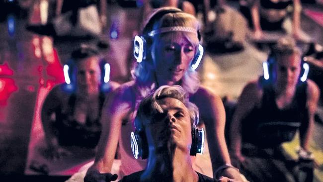 Enjoy the vinyasa vibe with the help of a DJ.