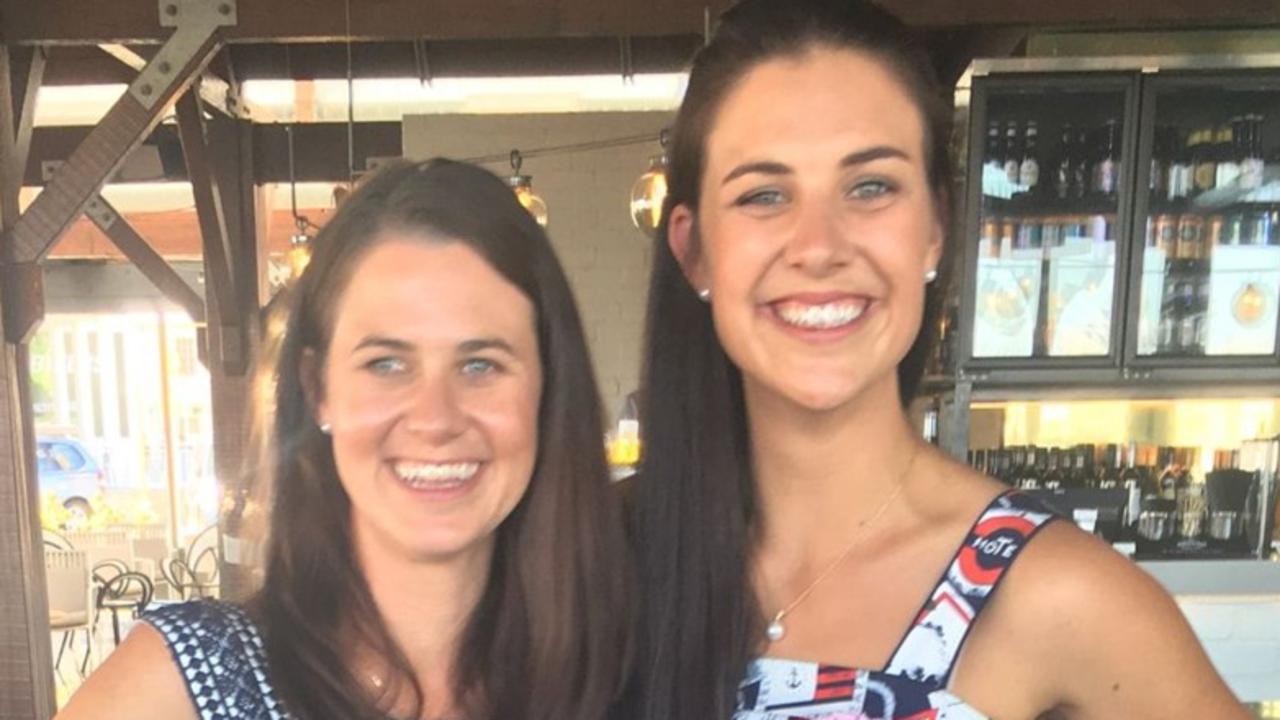 Melissa (right) is all smiles with her sister Jessica. Picture: Supplied.