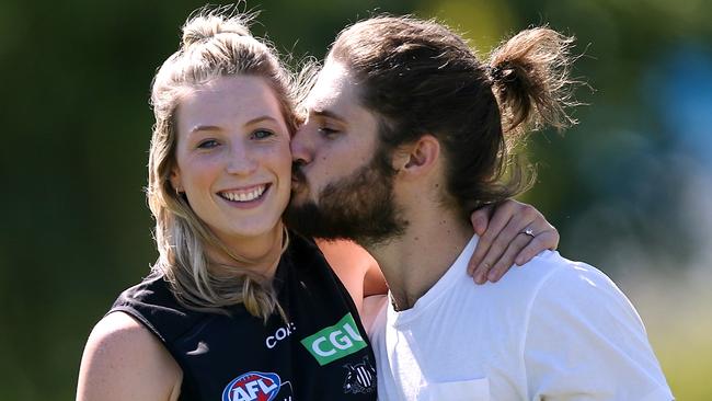 AFL women’s player’s husbands and partners support stars at home ...