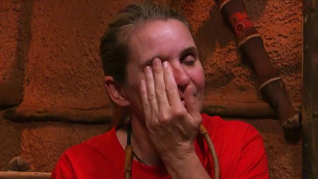 Reggie told her I'm A Celebrity ... Get Me Out Of Here! camp mates her worst fear was not being able to see her son and daughter again. Picture: Supplied