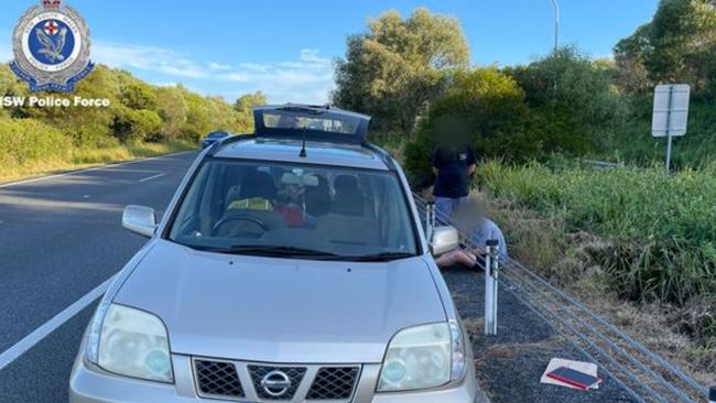 Police have charged a man after about $2 million worth of cocaine was allegedly found in a vehicle at Bangalow.