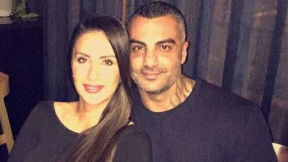 Carolina Gonzalez and husband, Mick Hawi, who was shot dead in Rockdale in Sydney's south on Thursday February, 15, 2018.