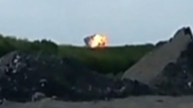 The moments after MH17 was shot out of the sky over the Ukraine.