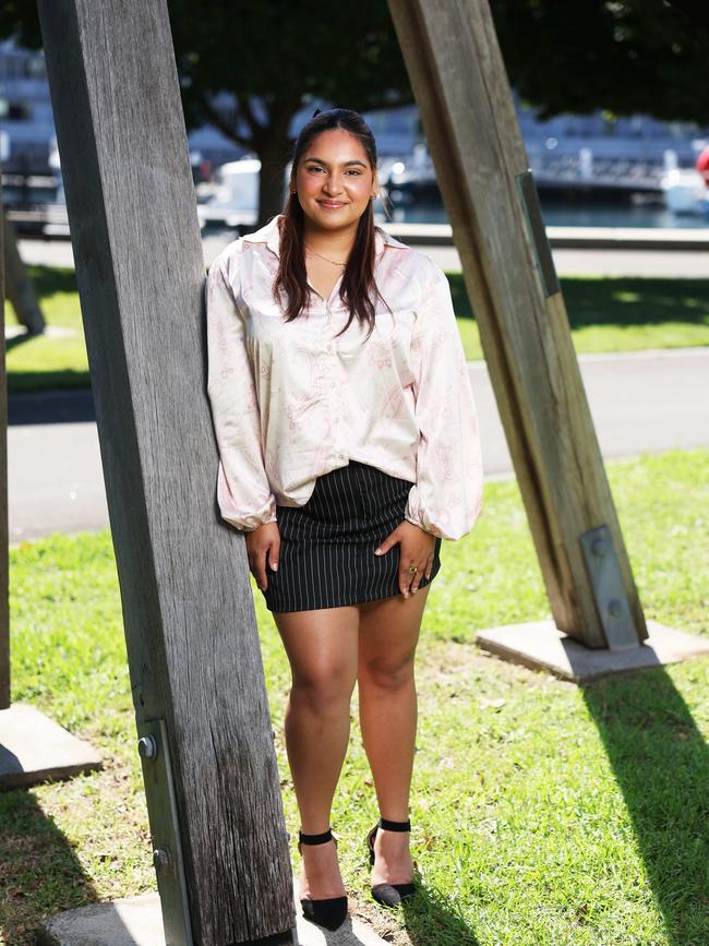 Sanchez plans to study social work at university, with a benchmark ATAR of 65 to guarantee her early entry. Picture: Rohan Kelly