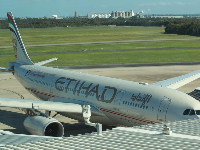 Etihad Airbus A330 aircraft.