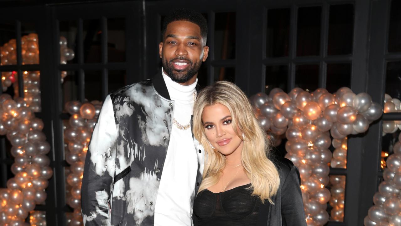 Tristan Thompson and Khloe Kardashian pose for a photo. Photo by Jerritt Clark/Getty Images for Remy Martin.