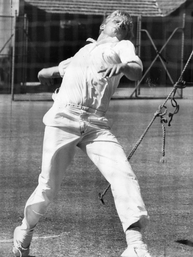 Queensland fast bowler John (Sandy) Morgan.