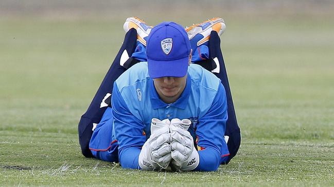 Oli Needham was safe as houses behind the stumps for Greater Illawarra. Picture: John Appleyard