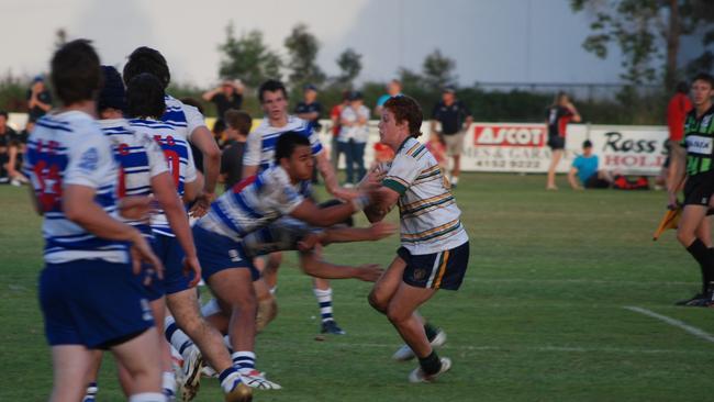 Dylan Napa in action for St Patrick's College