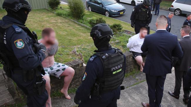 The Westmans remain on remand in custody following their arrests. Picture: NSW Police