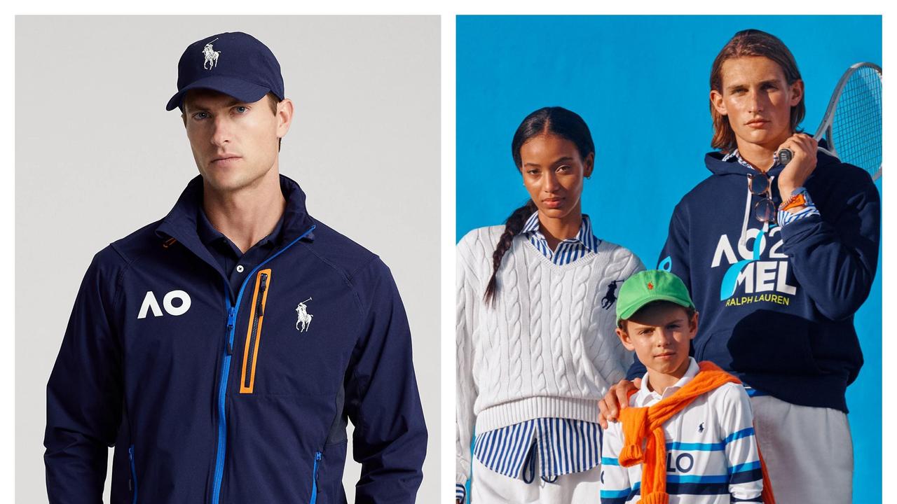 Ralph Lauren's official Australian Open merchandise is staggering. Source: Ralph Lauren.