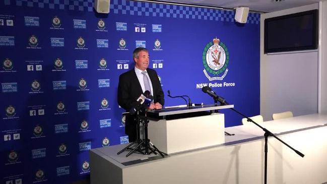 Police speak to the media about investigation into the Good Friday murder Brayden Dillon