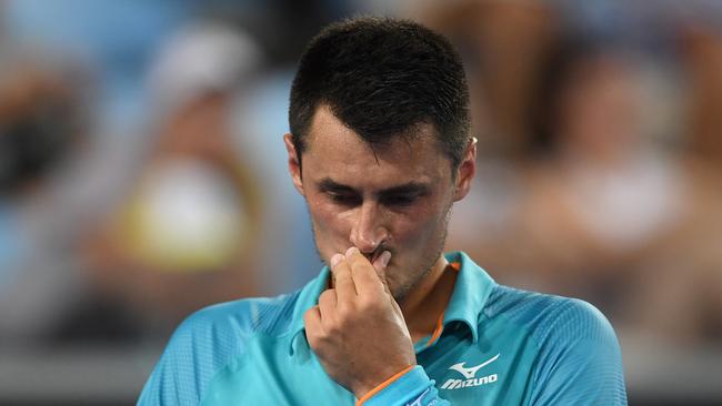 Bernard Tomic stole plenty of headlines at the Australian Open. Picture: AAP