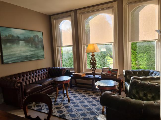 Chesterfield lounges in the Cascades Room at The Rivulet. Picture: Amber Wilson