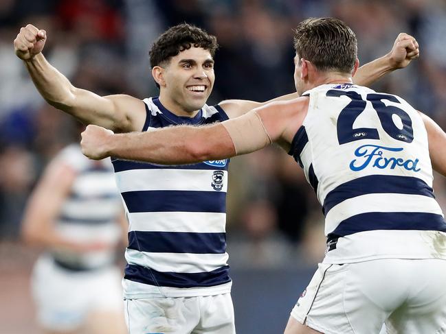 The Cats will play a prelim on Friday night. Picture: Dylan Burns/AFL Photos via Getty Images