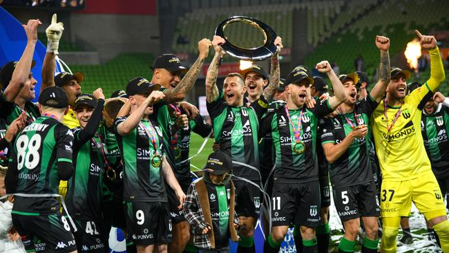 While Western United have won an A-League title, there are still (Photo by Vince Caligiuri/Getty Images)