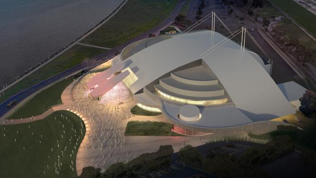 Artists’ impressions for the Derwent Entertainment Centre.