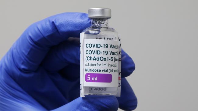 AstraZeneca’s Vaxzevria Covid vaccine has been quietly phased out from Australia. Picture: Brendan Radke