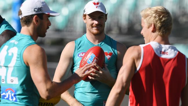 Gary Rohan at Sydney training.