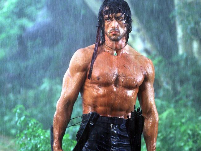 Sylvester Stallone of Rambo fame. Picture: Supplied