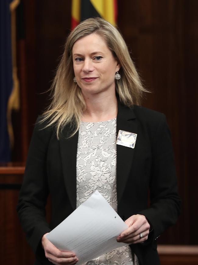 Opposition Leader Rebecca White is calling for an independent inquiry. Picture: LUKE BOWDEN