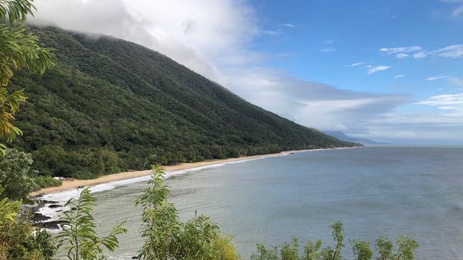 A potential lookout location above Ellis Beach as part of the new $41.4 million Wangetti Trail. Picture: World Trail.