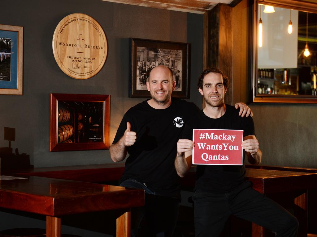 Damien and Adrian Connors, who co-own Burp, The Dispensary and NE Food are pushing for more traffic in the Mackay CBD