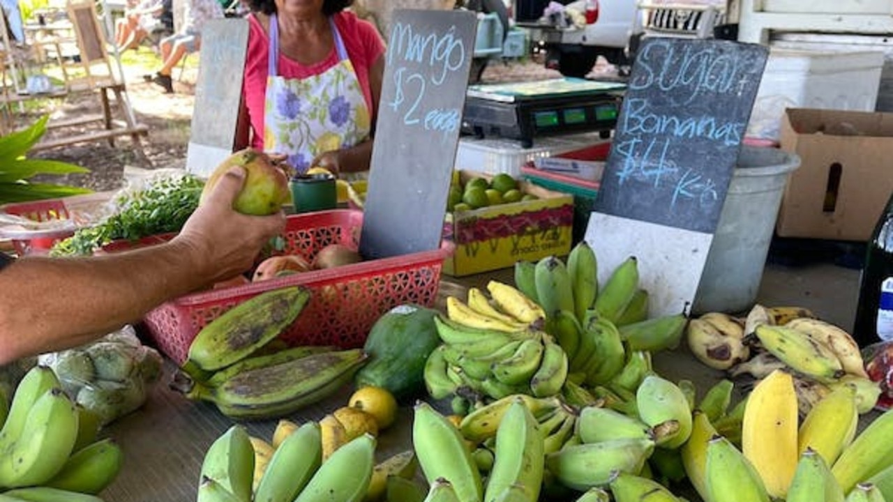 Bowen Community Markets at Hansen Park, Bowen.