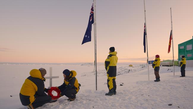 Commemorations for 89 explorers in the Australian Antarctic Division were different from the rest of the nation - they were able to gather, drink, play two-up, as the Antarctic region remains free from COVID-19 and the pandemic lockdown laws.