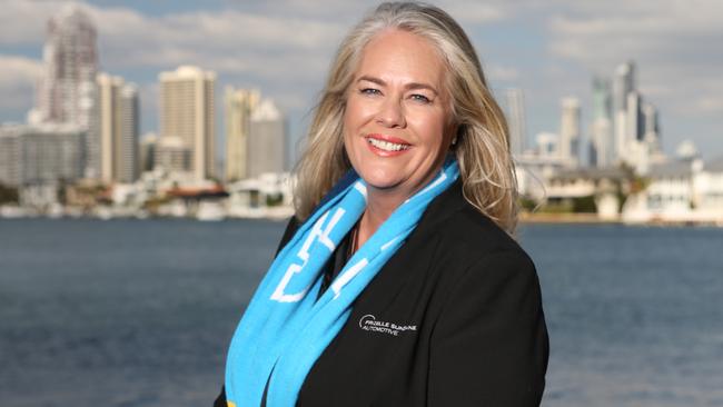 Gold Coast Titans owner Rebecca Frizelle: “Mayor Tate has consistently delivered strong economic and overall growth opportunities for the Gold Coast. There is no doubt that the Mayor has the Coast’s interest at heart.” Picture Glenn Hampson