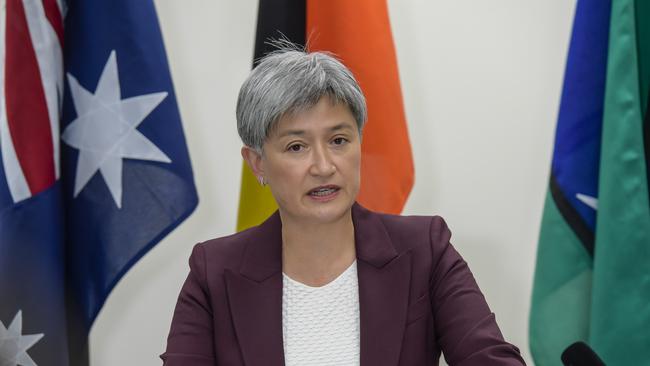 Foreign Affairs Minister Penny Wong made the announcement on Friday Picture: NCA NewsWire / RoyVphotography