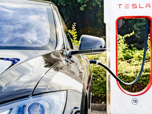 Electric car charging station - iStock image - for Herald Sun real estate