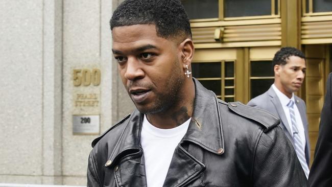 Rapper Kid Cudi leaves Federal Court after testifying at the trial of Sean 