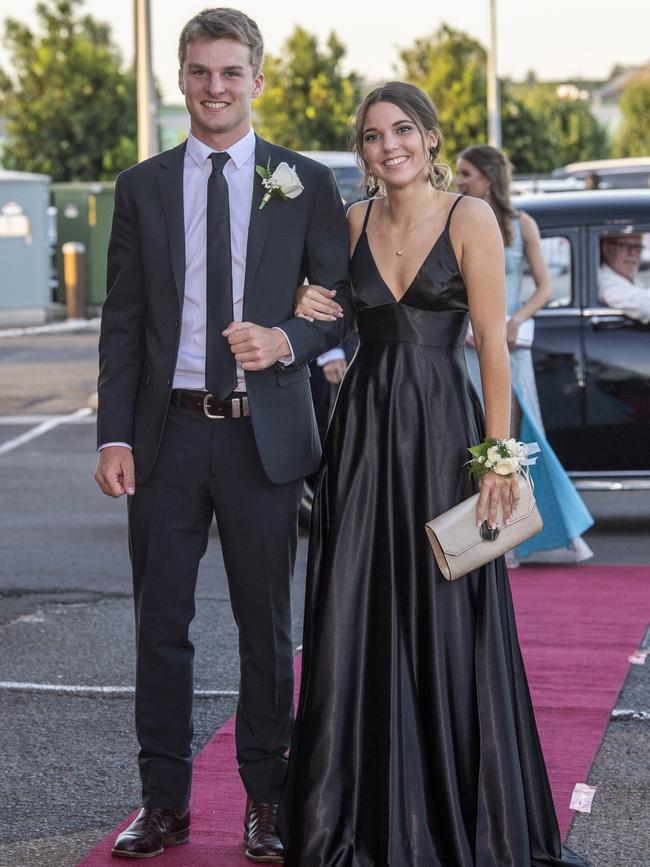 Damien Vaughan and Jessica Cattonar. St Ursula's College formal. Friday. 20th Nov 2020