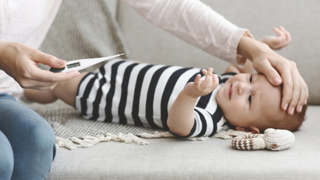 Babies should be kept away from people who are unwell. Source: iStock.