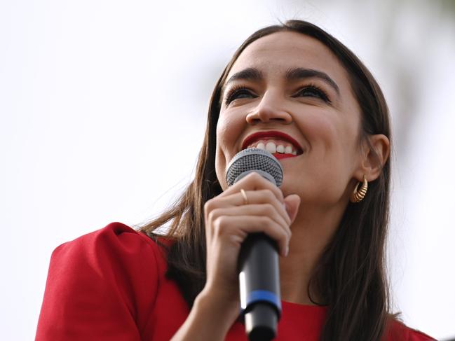 ‘A clear link’ ... Alexandria Ocasio-Cortez. Picture: AFP