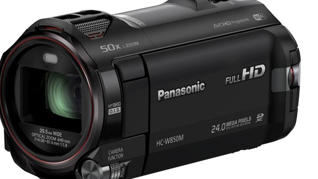 Full HD and megapixels ... Panasonic W850 video camera.