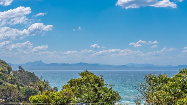 The view from 45 Brownell Drive, Byron Bay.